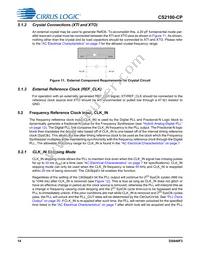 CS2100CP-EZZ Datasheet Page 14