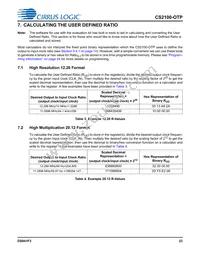 CS2100P-DZZ Datasheet Page 23