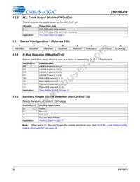 CS2200CP-DZZ Datasheet Page 20