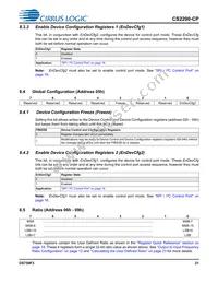 CS2200CP-DZZ Datasheet Page 21