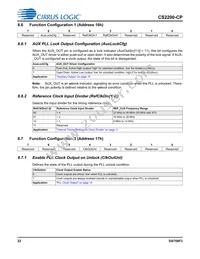 CS2200CP-DZZ Datasheet Page 22