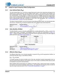CS2200P-DZZ Datasheet Page 11