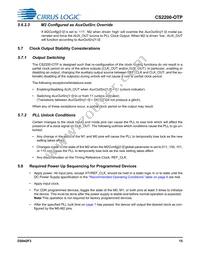 CS2200P-DZZ Datasheet Page 15