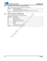 CS2200P-DZZ Datasheet Page 18