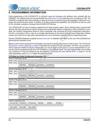 CS2300P-DZZ Datasheet Page 22