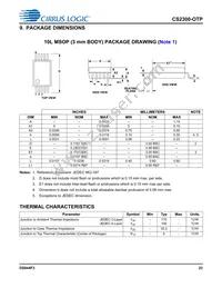 CS2300P-DZZ Datasheet Page 23