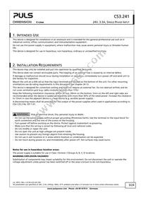 CS3.241 Datasheet Page 3