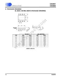 CS3001-ISZR Datasheet Page 14
