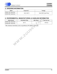 CS3001-ISZR Datasheet Page 15