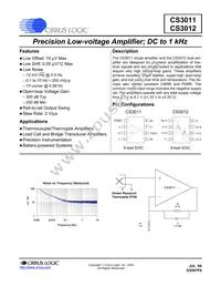 CS3012-ISZR Datasheet Cover