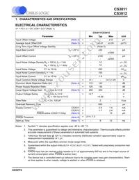 CS3012-ISZR Datasheet Page 3