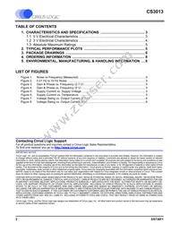 CS3013-FSZR Datasheet Page 2