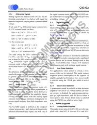 CS3302-ISZR Datasheet Page 11