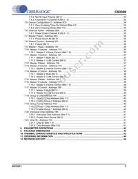 CS3308-CQZR Datasheet Page 3