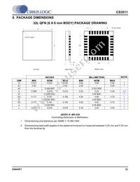 CS3511-CNZ Datasheet Page 23