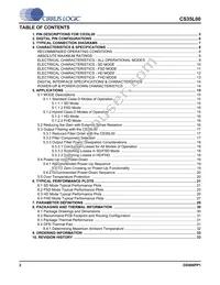 CS35L00-CNZR Datasheet Page 2