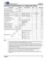 CS35L00-CNZR Datasheet Page 9