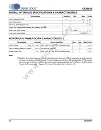 CS35L00-CNZR Datasheet Page 14