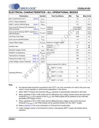 CS35L01-CWZR Datasheet Page 9