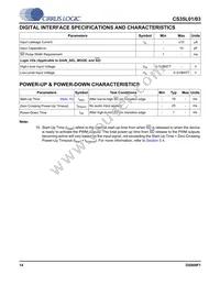 CS35L01-CWZR Datasheet Page 14