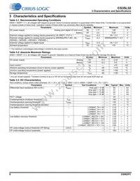 CS35L32-CWZR Datasheet Page 8