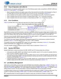 CS35L32-CWZR Datasheet Page 17