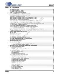 CS4207-DNZR Datasheet Page 3
