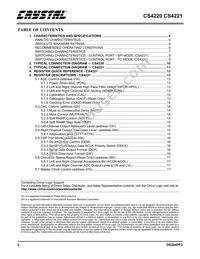 CS4221-KSZR Datasheet Page 2