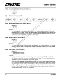 CS4221-KSZR Datasheet Page 14