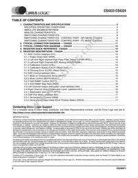 CS4223-KSZR Datasheet Page 2