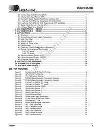 CS4223-KSZR Datasheet Page 3