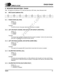 CS4223-KSZR Datasheet Page 15