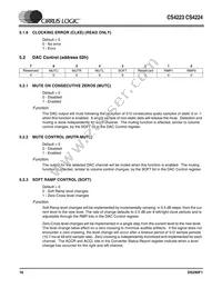 CS4223-KSZR Datasheet Page 16