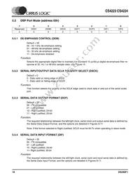 CS4223-KSZR Datasheet Page 18