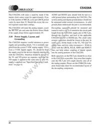 CS4228A-KSZR Datasheet Page 20