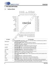 CS42324-CQZ Datasheet Page 8