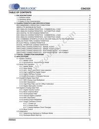 CS42325-CQZR Datasheet Page 3