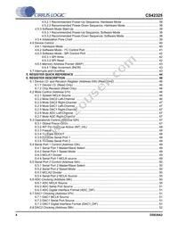 CS42325-CQZR Datasheet Page 4