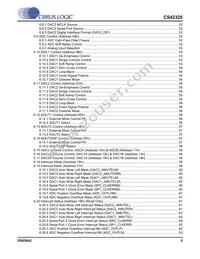 CS42325-CQZR Datasheet Page 5