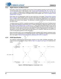 CS42416-CQZ/C1 Datasheet Page 22