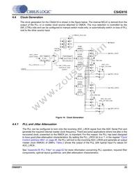 CS42416-CQZR Datasheet Page 23