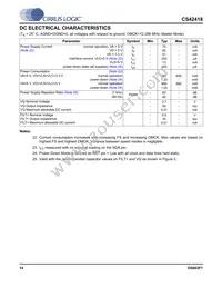 CS42418-DQZR Datasheet Page 14