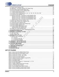 CS42428-DQZR Datasheet Page 3