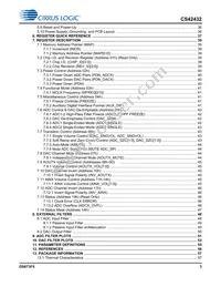 CS42432-DMZR Datasheet Page 3