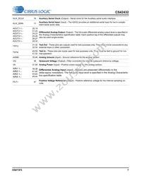 CS42432-DMZR Datasheet Page 7