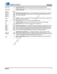 CS42436-DMZR Datasheet Page 7