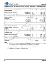 CS42436-DMZR Datasheet Page 20