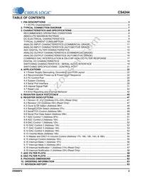 CS4244-DNZR Datasheet Page 2