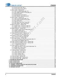 CS4245-DQZR Datasheet Page 4