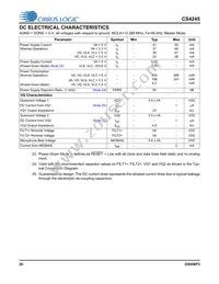 CS4245-DQZR Datasheet Page 20